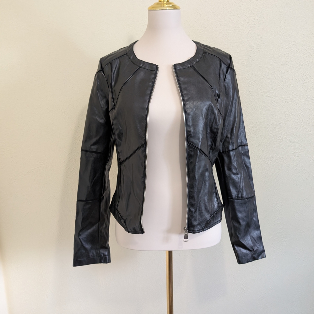Women's Black Leather Jacket